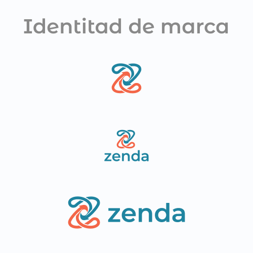 Identidad de marca del proyecto Zenda